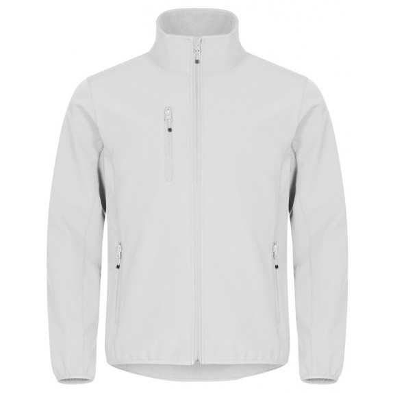 Clique Classic Softshell Jacket Heren Wit