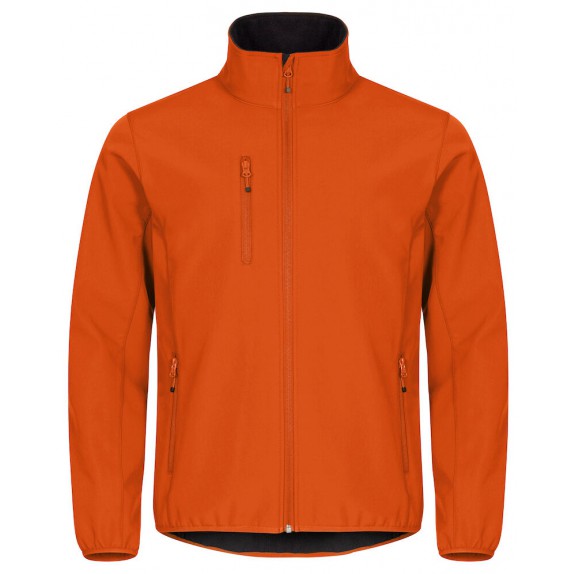 Clique Classic Softshell Jacket Heren Diep Oranje