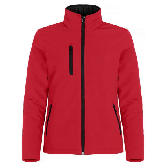 Clique Padded Softshell Ladies Rood