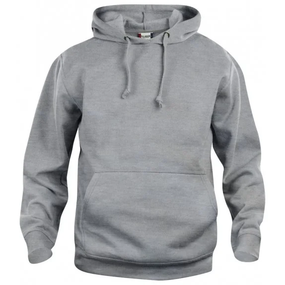 Clique Basic hoody Grijs Melange