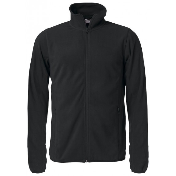 Clique Basic Micro Fleece Jacket Heren Zwart