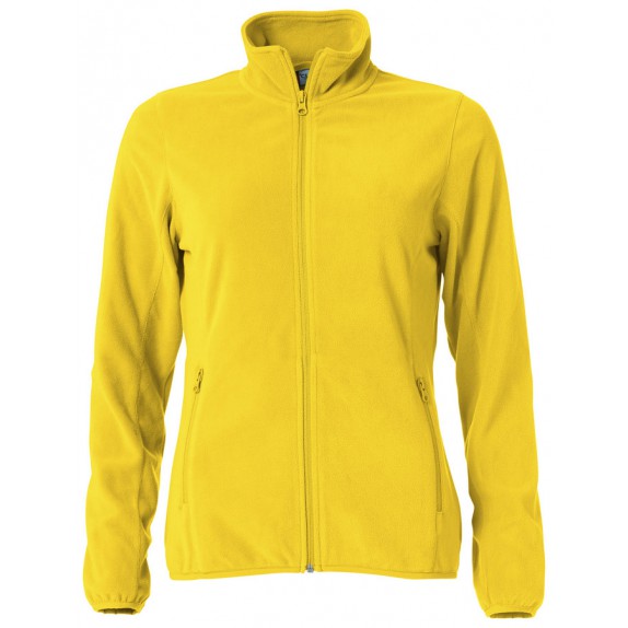Clique Basic Micro Fleece Jacket Ladies Lemon