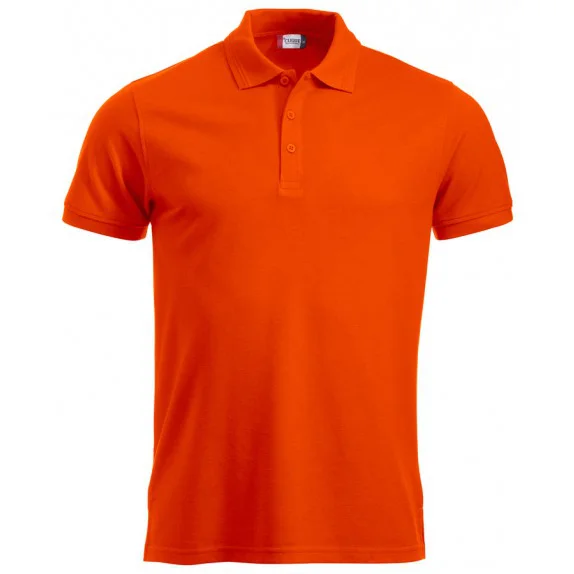 Clique Manhattan Heren Polo Signaaloranje