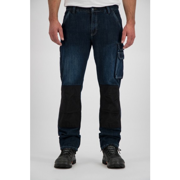 247 Jeans Bison D30 Worker fit Ringspun Denim Donkerblauw