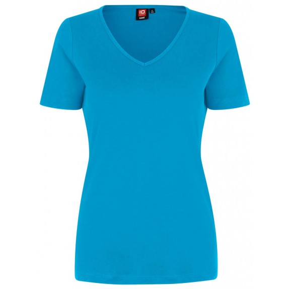 Pro Wear by Id 0506 Interlock T-shirt V-neck women Turquoise