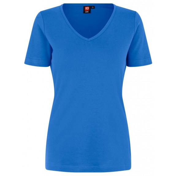 Pro Wear by Id 0506 Interlock T-shirt V-neck women Azure