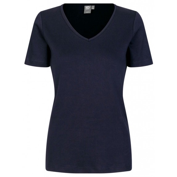 Pro Wear by Id 0506 Interlock T-shirt V-neck women Navy