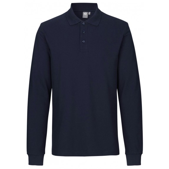 Pro Wear by Id 0544 Long-sleeved polo shirt stretch Navy