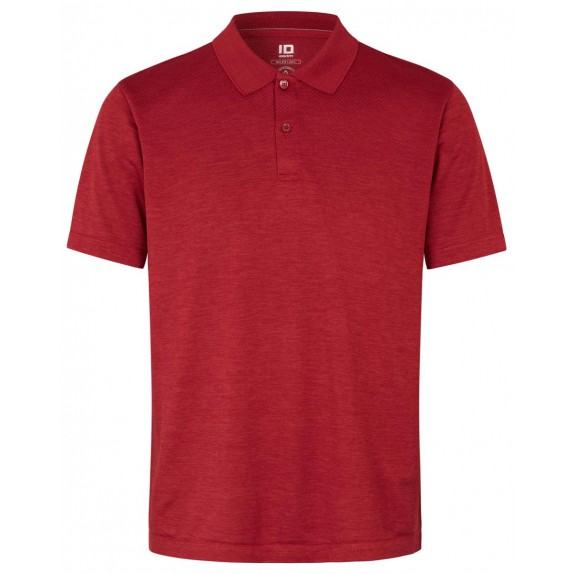 Pro Wear by Id 0572 Polo shirt I active Dark red melange