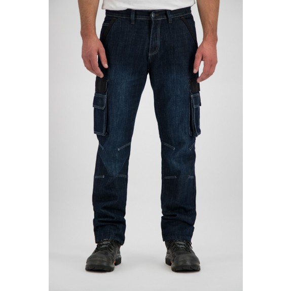 247 Jeans Grizzly D30 Worker fit Ringspun Denim Donkerblauw