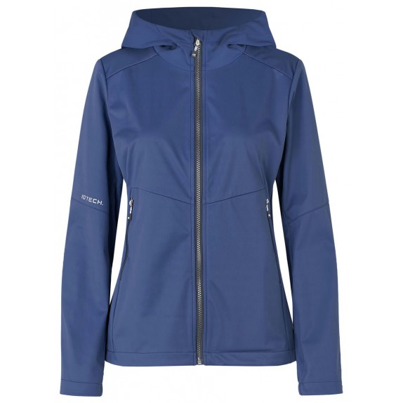 Pro Wear by Id 0837 Soft shell jacket light women Stormy blue