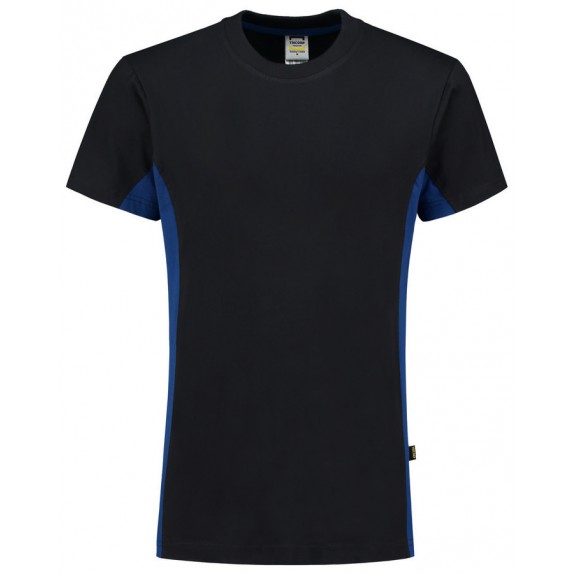 Tricorp 102004 T-Shirt Bicolor Marineblauw/Korenblauw