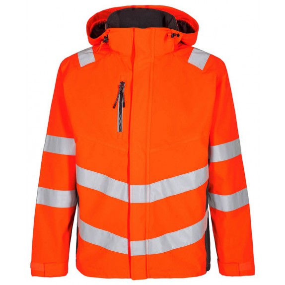 F. Engel 1146 Safety Shell Jacket Orange/Anthracite