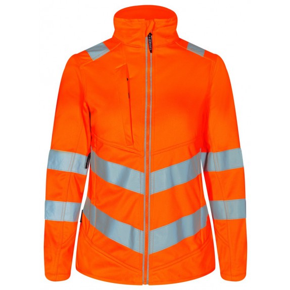 F. Engel 1156 Safety Ladies Softshell Jacket Orange