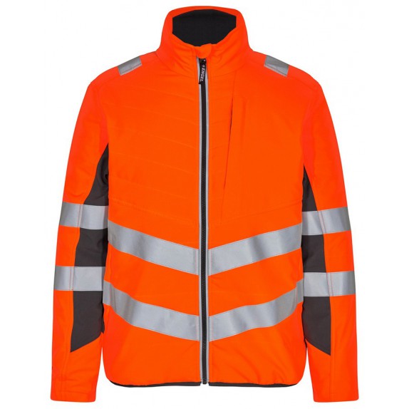 F. Engel 1159 Safety Quilted Inner Jacket Orange/Anthracite