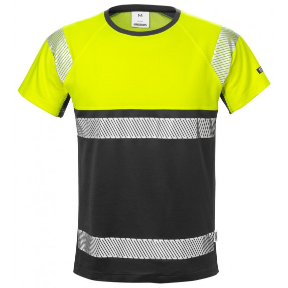 Fristads High Vis T-shirt klasse 1 7518 THV Hi-Vis geel/zwart