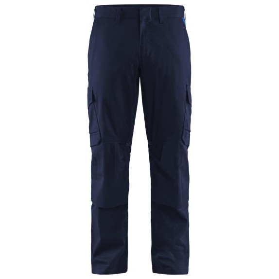 Blåkläder 1448-1832 Industrie werkbroek stretch met kniezakken Marineblauw/Korenblauw