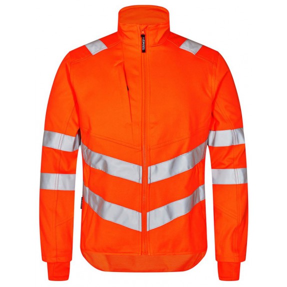F. Engel 1544 Safety Work Jacket Stretch Orange