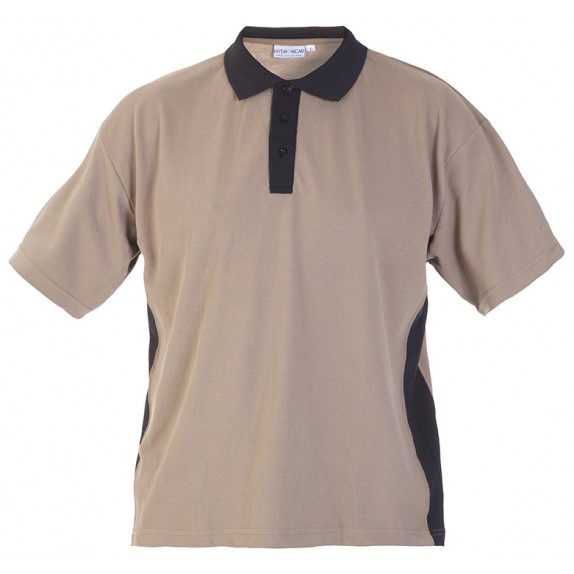 Hydrowear Tolbert Polo Shirt Khaki/Zwart