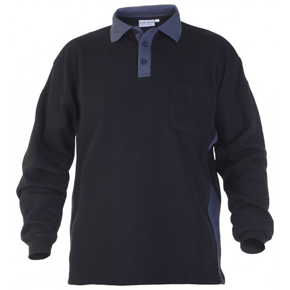 Hydrowear Tegelen Sweater Zwart/Grijs