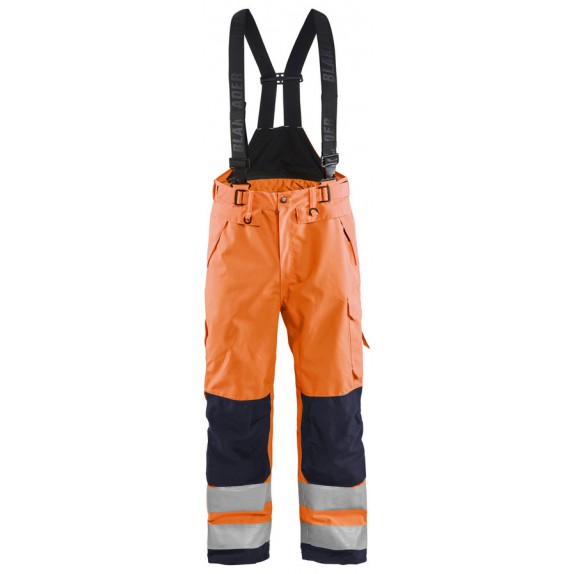 Blåkläder 1867-1977 Shell werkbroek High Vis High Vis Oranje/Marineblauw