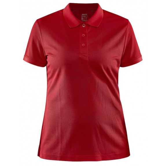 Craft Adv Unify Fz Polo Shirt Dames Bright Red