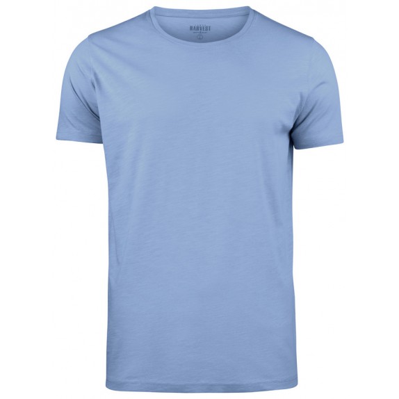 Harvest Twoville T-Shirt Heren Zomerblauw