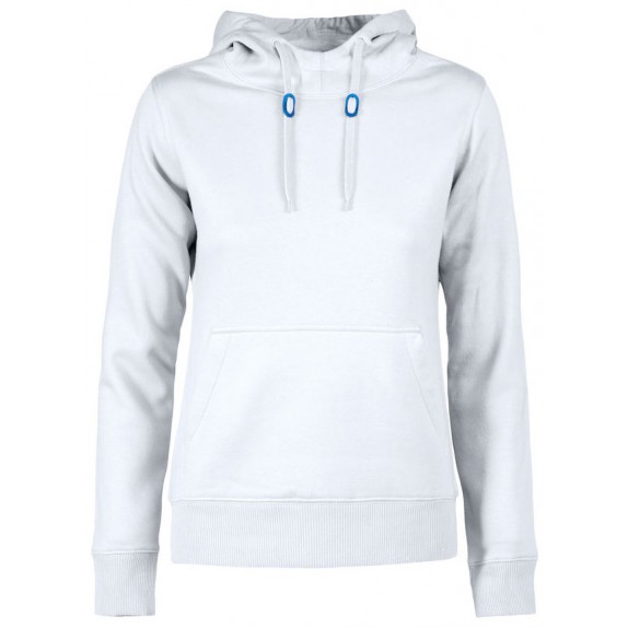 Printer Fastpitch Hoody Dames Wit