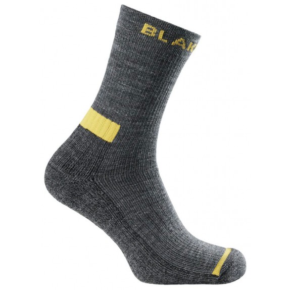 Blåkläder 2501-1084 Wollen sokken Zwart Mêlee
