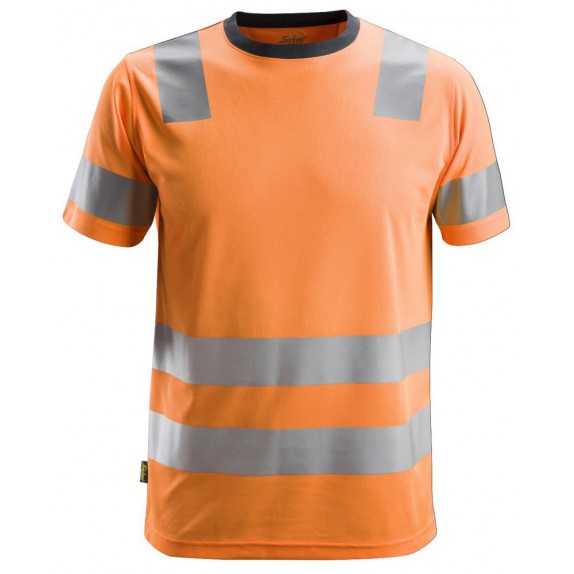 Snickers 2530 AllroundWork High-Vis T-Shirt Klasse 2 High-Vis Oranje
