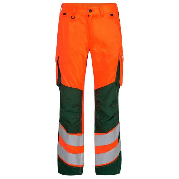 F. Engel 2543 Safety Light Ladies Trouser Repreve Orange/Green