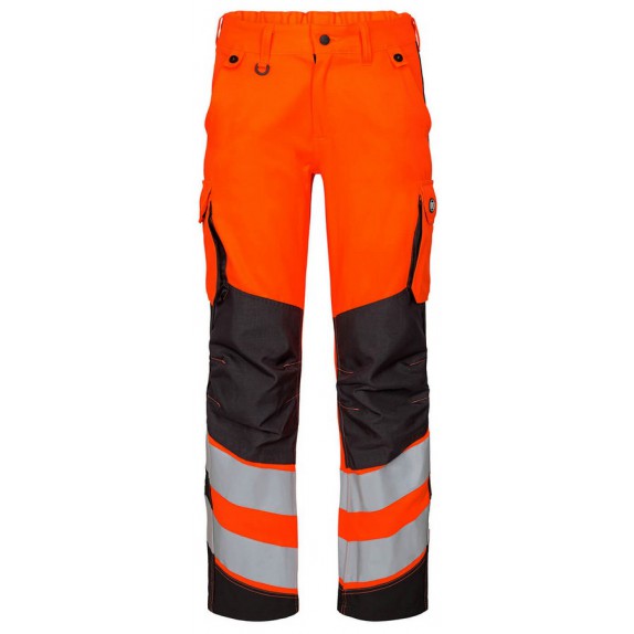 F. Engel 2543 Safety Light Ladies Trouser Repreve Orange/Anthracite