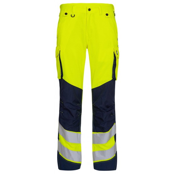 F. Engel 2545 Safety Light Trouser Repreve Yellow/Blue Ink