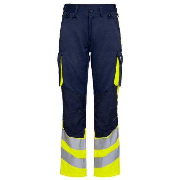 F. Engel 2547 Safety Light Trouser Repreve Blue Ink/Yellow