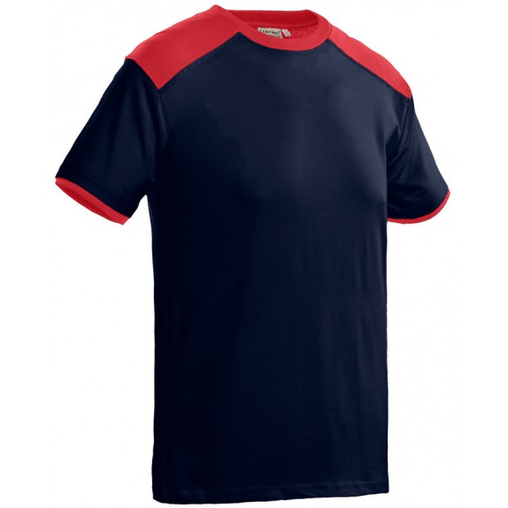 Santino T-shirt Tiësto marineblauw/rood
