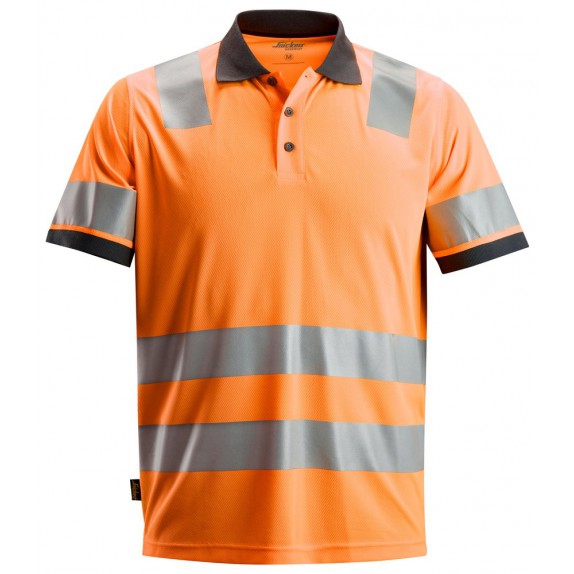 Snickers 2730 AllroundWork High-Vis Polo Shirt Klasse 2 High-Vis Oranje