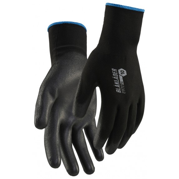 Blåkläder 2900-1453 PU-gedipte handschoen Zwart