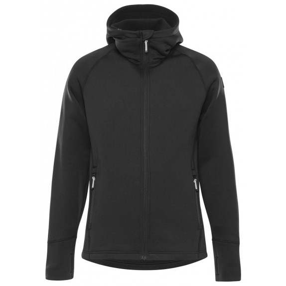Fristads Cobalt Polartec® power stretch® hoodie dames Zwart