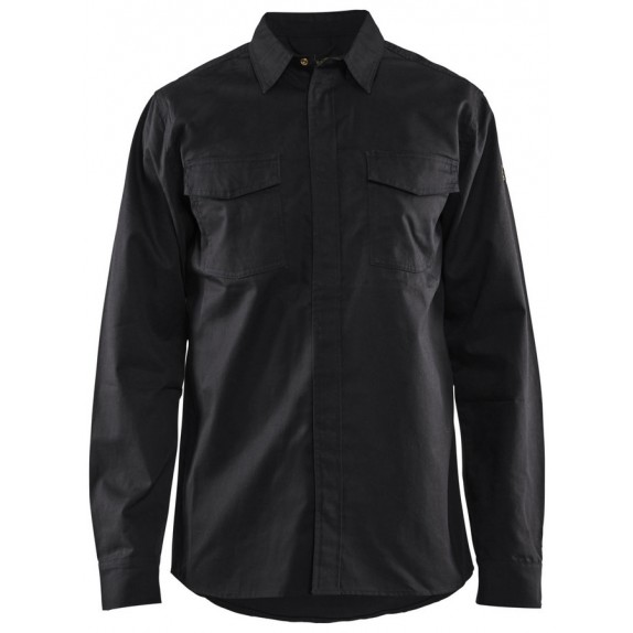 Blåkläder 3226-1504 FR Overhemd Zwart