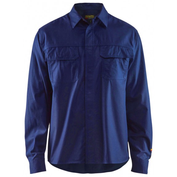 Blåkläder 3227-1515 Overhemd vlamvertragend Marineblauw