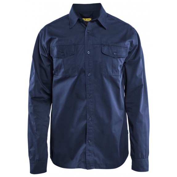 Blåkläder 3298-1190 Overhemd Marineblauw