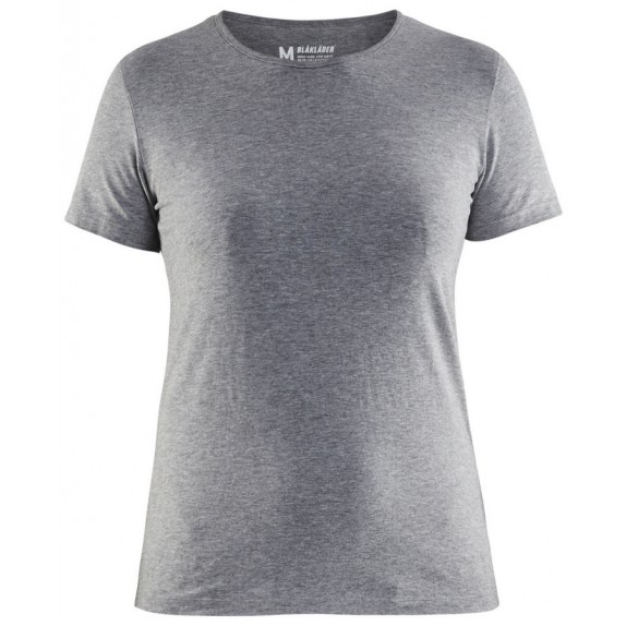 Blåkläder 3304-1059 Dames T-Shirt Grijs Mêlee