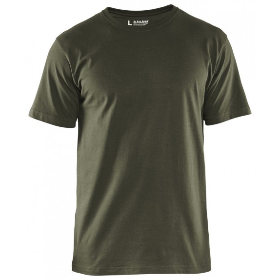 Blåkläder 3325-1042 T-shirt per 5 verpakt Army Groen 5-Pack