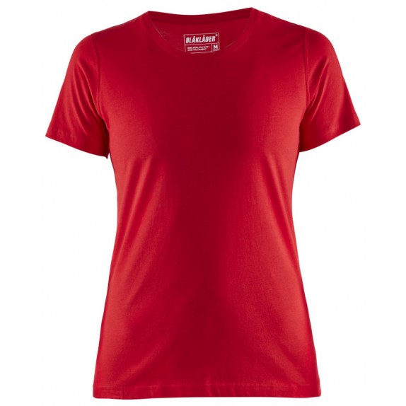Blåkläder 3334-1042 Dames T-shirt Rood