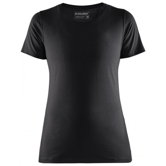 Blåkläder 3334-1042 Dames T-shirt Zwart