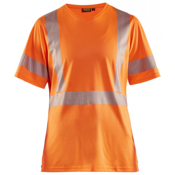 Blåkläder 3336-1013 Dames High Vis T-shirt Oranje