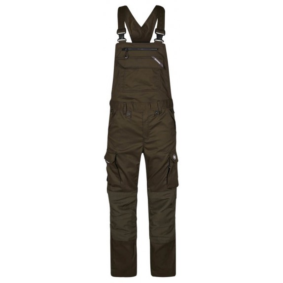 F. Engel 3360 X-treme Strechable Bib Overall Forest Green