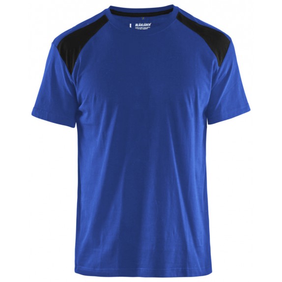 Blåkläder 3379-1042 T-shirt Bi-Colour Korenblauw/Zwart