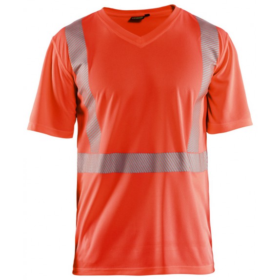 Blåkläder 3386-1013 UV-T-shirt High Vis Fluor Rood