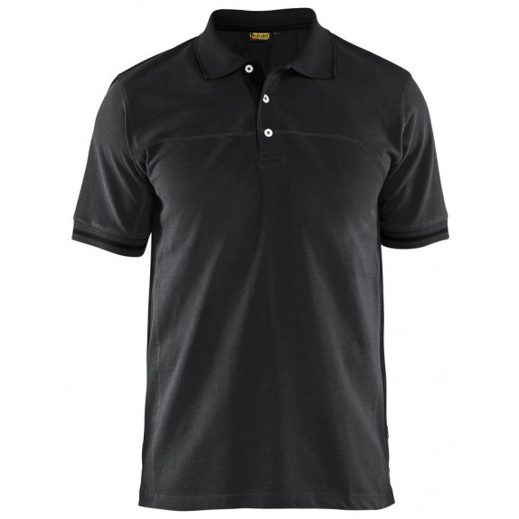 Blåkläder 3389-1050 Poloshirt Zwart/Grijs